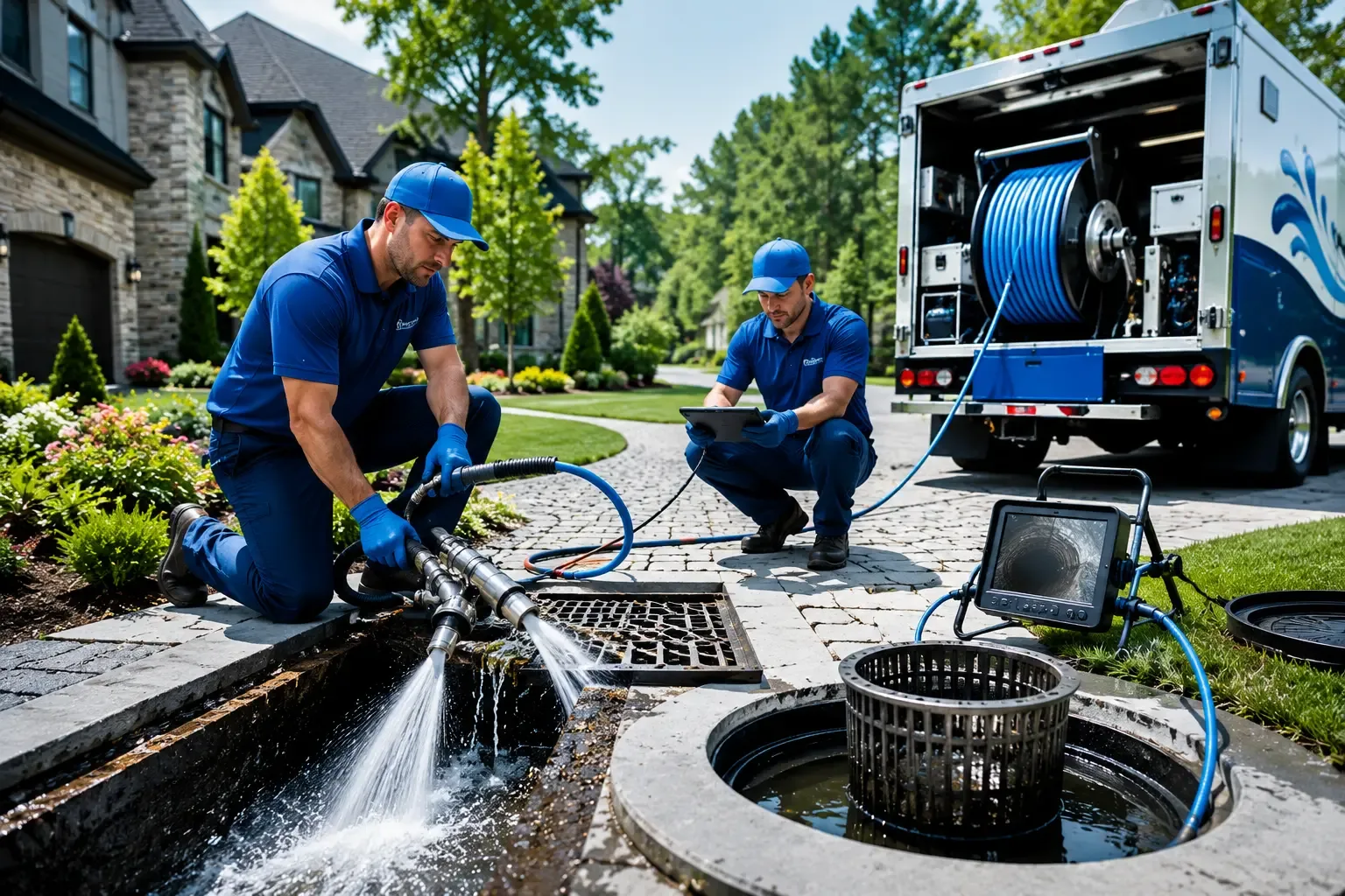 Local outdoor drain cleaning professionals in Rumford, RI